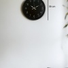 ® Yeni Ürün 36 Cm Siyah Dekoratif Duvar Saati