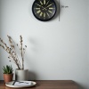 ® Yeni Ürün 36 Cm Siyah Modern Duvar Saati