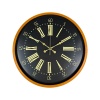 ® Yeni Ürün 36 Cm Turuncu Dekoratif Duvar Saati