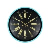 ® Yeni Ürün 36 Cm Turkuaz Dekoratif Duvar Saati