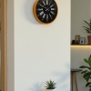 ® Yeni Ürün 36 Cm Turuncu Dekoratif Duvar Saati