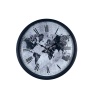 Siyah 36 Cm Desenli Dekoratif Duvar Saati