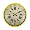 ® Yeni Ürün 36 Cm Sarı Retro Duvar Saati