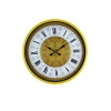 Sarı 36 Cm Desenli Dekoratif Duvar Saati