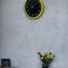 ® Yeni Ürün 36 Cm Sarı Dekoratif Duvar Saati
