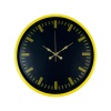 ® Yeni Ürün 36 Cm Sarı Dekoratif Duvar Saati