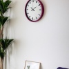 ® Yeni Ürün 36 Cm Pembe Dekoratif Duvar Saati