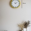 ® Yeni Ürün 36 Cm Sarı Dekoratif Duvar Saati