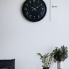 ® Yeni Ürün 36 Cm Siyah Arapça Rakamlı Duvar Saati