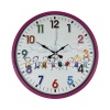 ® Yeni Ürün 36 Cm Pembe Çocuk Odası Duvar Saati