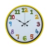 ® Yeni Ürün 36 Cm Sarı Çocuk Odası Duvar Saati