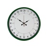 ® Yeni Ürün 36 Cm Yeşil 24 Saat Göstergeli Özel Tasarım Duvar Saati