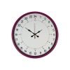 ® Yeni Ürün 36 Cm Pembe 24 Saat Göstergeli Özel Tasarım Duvar Saati