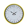 ® Yeni Ürün 36 Cm Sarı 24 Saat Göstergeli Özel Tasarım Duvar Saati