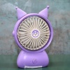 ® Yeni Ürün Şarjlı Masa Ve El Fanı Vantilatör 2 Kademeli