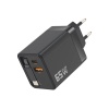 ® Yeni Ürün 65W Süper Hızlı Şarj Cihazı | Dahili Type-C Kablo | USB-C & USB-A Çıkış | Çoklu Cihaz Desteği