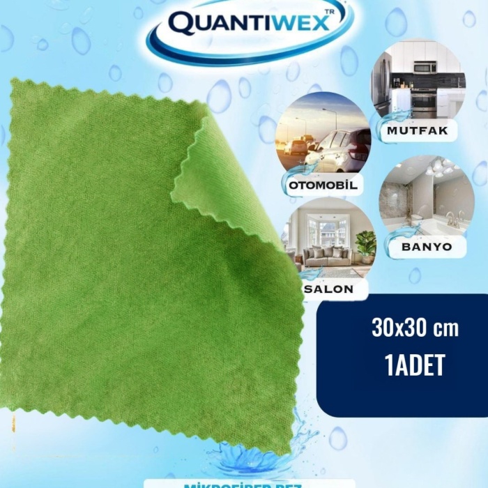 30x30 cm Mikrofiber Kalın Havlu Dokulu Temizlik Bezi 4’lü Set - Oto ve Ev İçin Çok Amaçlı Bez