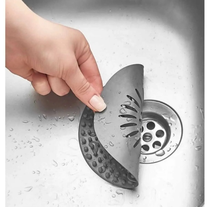 Yuvarlak  Süzgeçli Silikon Mutfak  Lavabo Ve Küvet Süzgeci Gider Süzgeci
