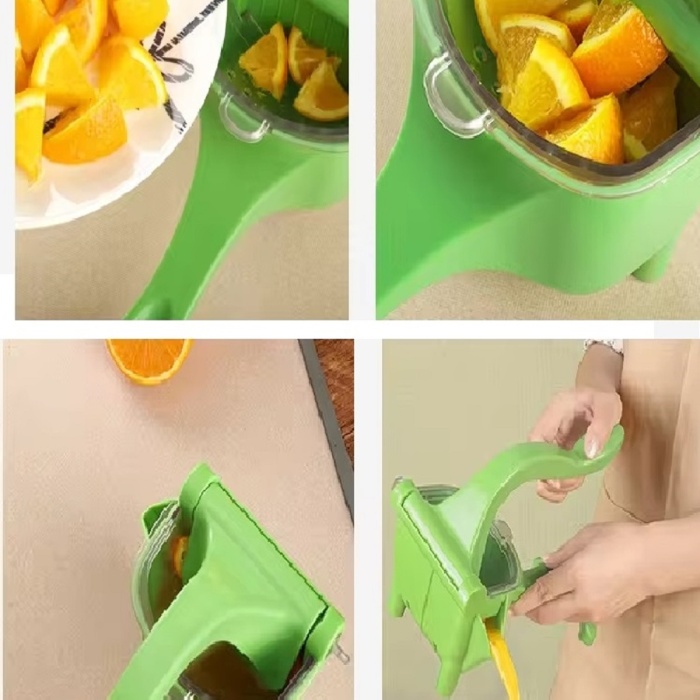 Manuel Plastik Meyve Portakal Karpuz Limon Sıkacağı Kollu Sebze Suyu Sıkma Limonata Aparatı Aleti
