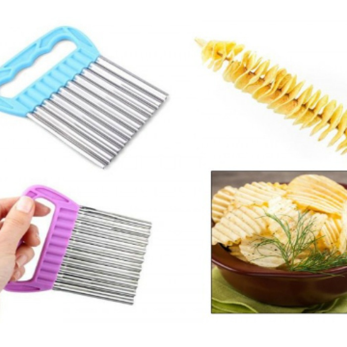 Chips Chopper Şekilli Sebze ve Meyve Dilimleyici