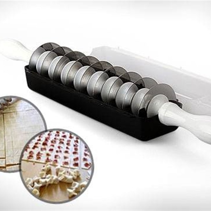 Biomak Mantı Kesme Merdanesi 9 Bıçaklı Rulo Mantımatik