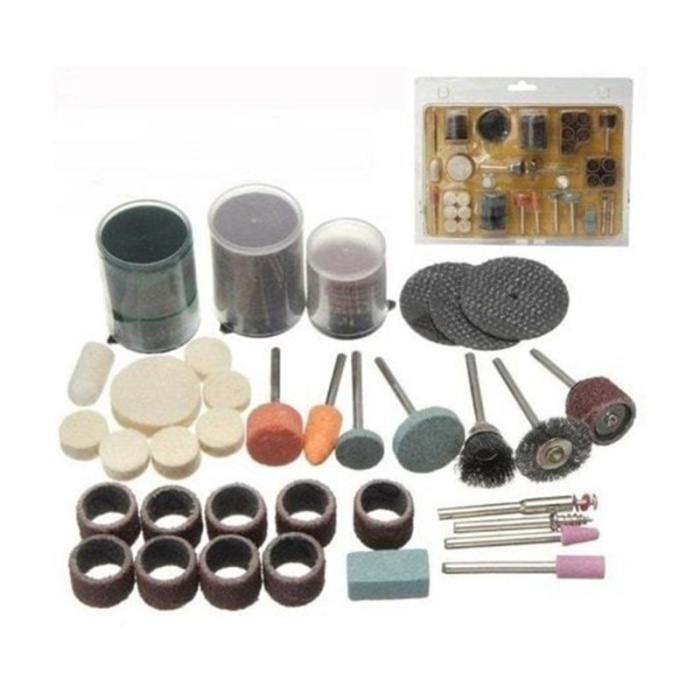Biomak 105 Parça Taşlama Zımpara Dremel Gravür Oyma Aksesuar Set