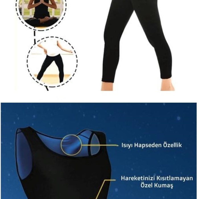 Termal Sauna Tayt + Atlet TAKIM ( XL )  Neotex Terletme Takımı