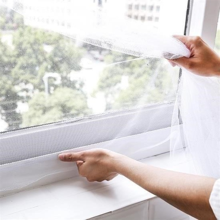 Biomak® Tüm Cam Pencere Kapılara Uyumlu Çift Kanat Pencere Sinekliği