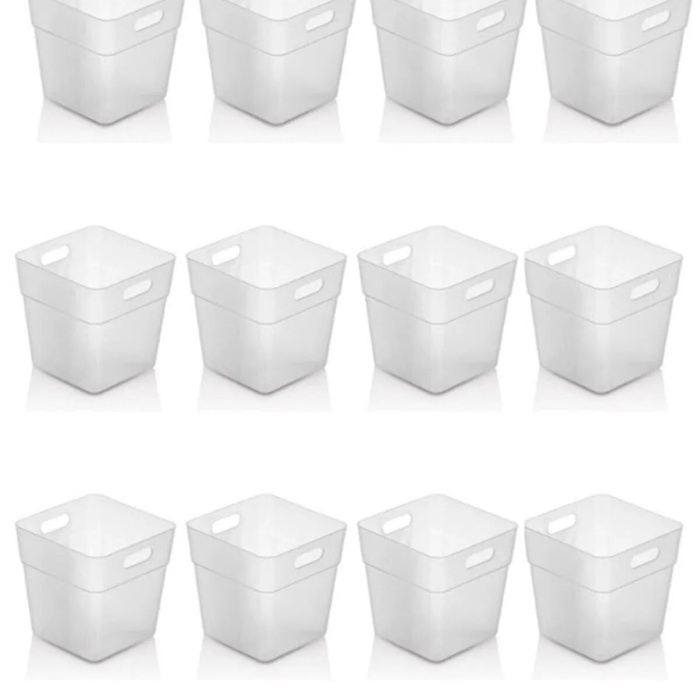 Biomak 12 li Buzdolabı İçi Mini Düzenleyici Kutu Organizer - Buzdolabı Kapak Düzenleyici