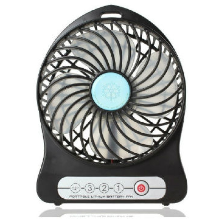 Biomak Şarjlı Taşınabilir Mini Fan - Vantilatör