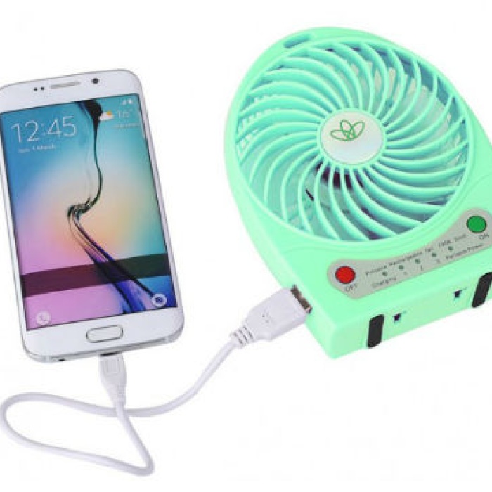 Biomak Şarjlı Taşınabilir Mini Fan - Vantilatör