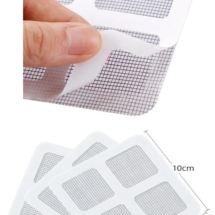 Biyomak® 15 Adet Yapışkanlı Kesilerek Kullanılabilir Yırtık Kapı-Pencere Sinekliği Onarım Tamir Bandı