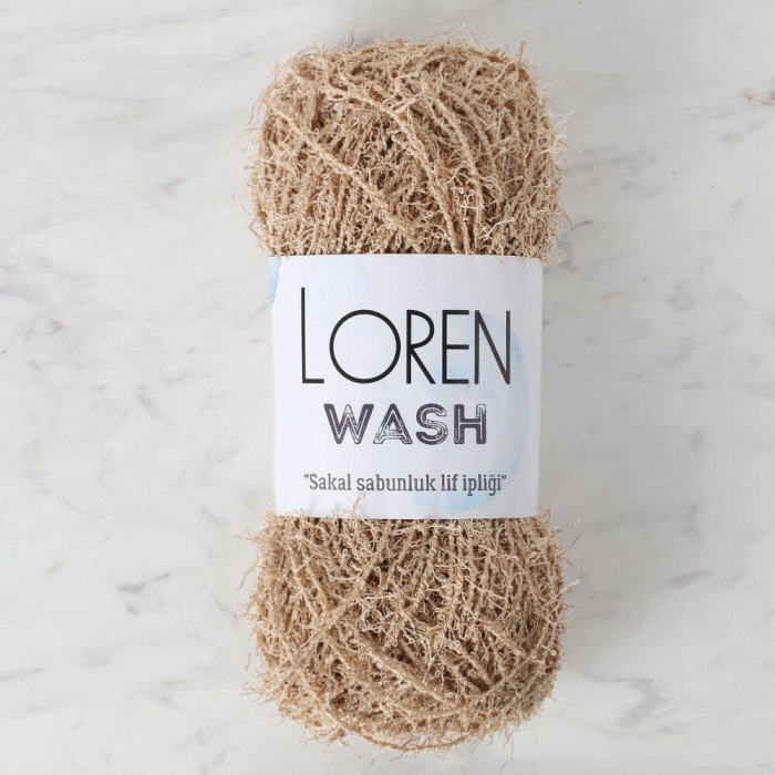 Biomak Loren Wash Bej El Örgü İpi - R084 - 34039