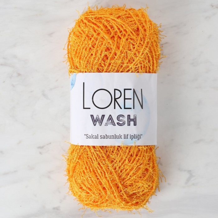 Biomak Loren Wash Turuncu El Örgü İpi - R096 - 34038