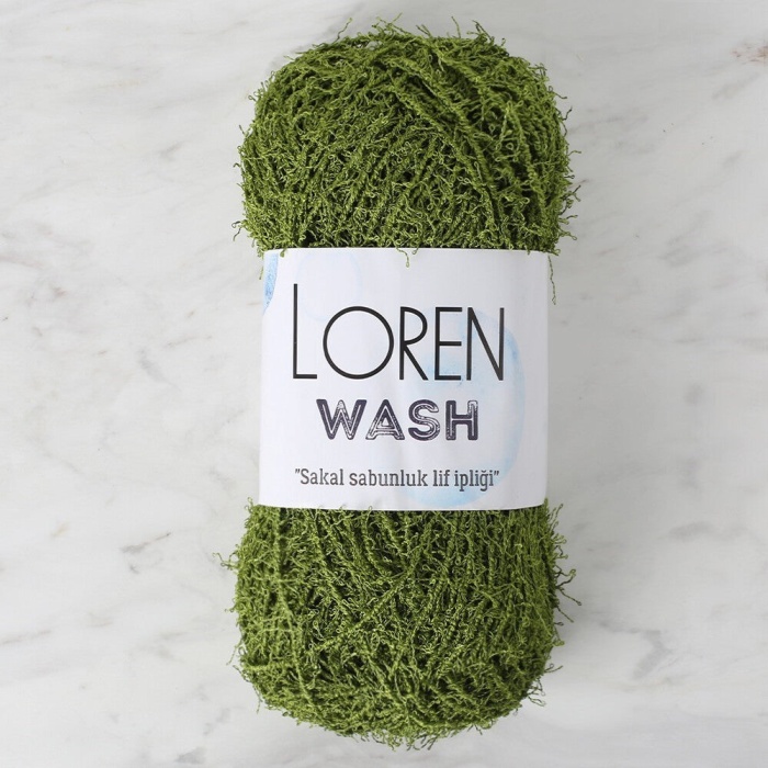Biomak Loren Wash Yeşil El Örgü İpi - R142 - 34032