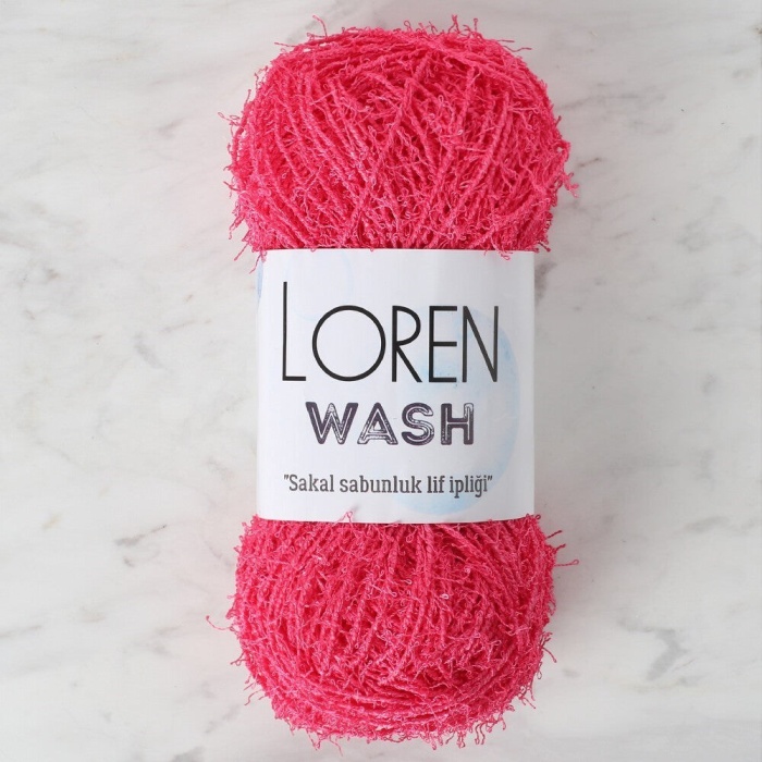 Biomak Loren Wash Fuşya El Örgü İpi - R100 - 34024