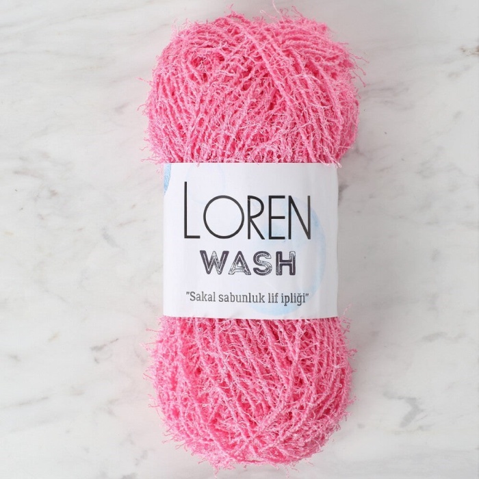 Biomak Loren Wash Pembe El Örgü İpi - R103 - 34023