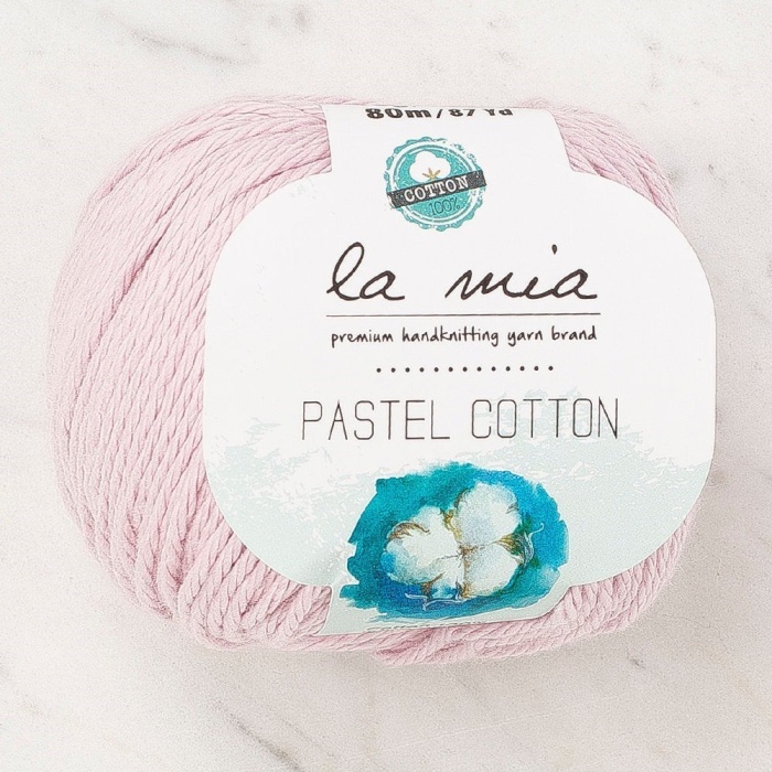 Biomak La Mia Pastel Cotton Lila El Örgü İpi - L181 - 33958