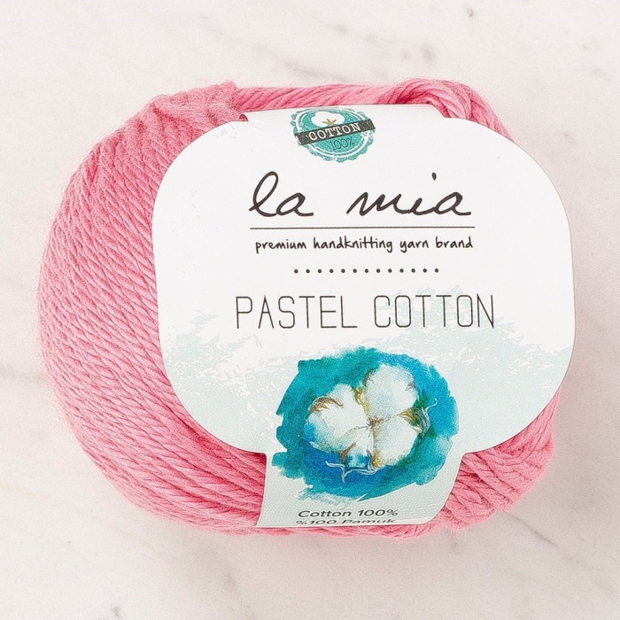 Biomak La Mia Pastel Cotton Pembe El Örgü İpi - L184 - 33947