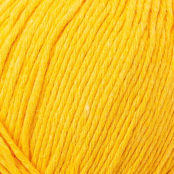Biomak Loren Natural Cotton Hardal Sarı El Örgü İpi - R002 - 33919