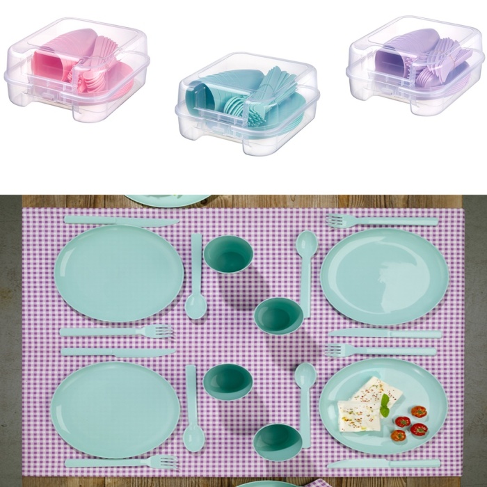 Biomak 6 Kişilik Çantalı Piknik Seti
