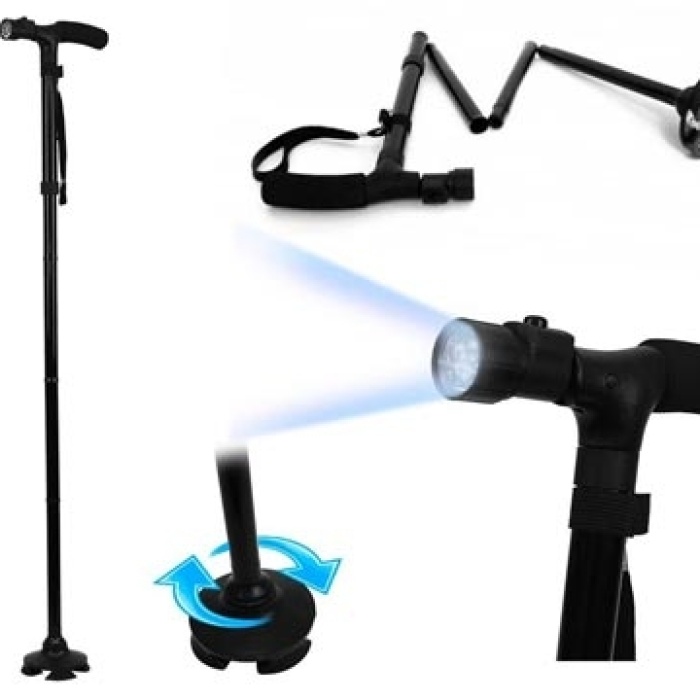 Biomak Trusty Cane Güvenilir Katlanabilir Işıklı Baston
