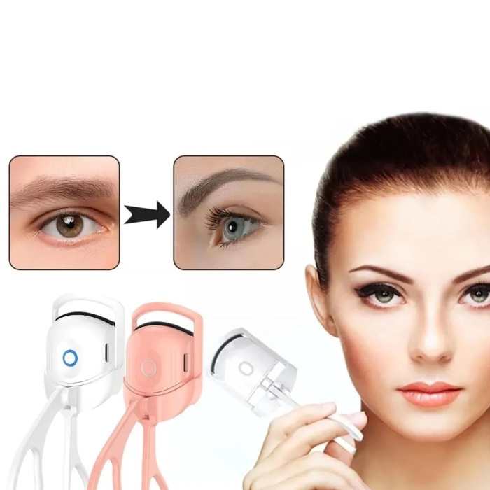 Biomak® Kirpik Kıvırıcı Isıtıcılı Kirpik Kıvırıcı Sabitler Kıvırır Şekillendirir - Şarjlı