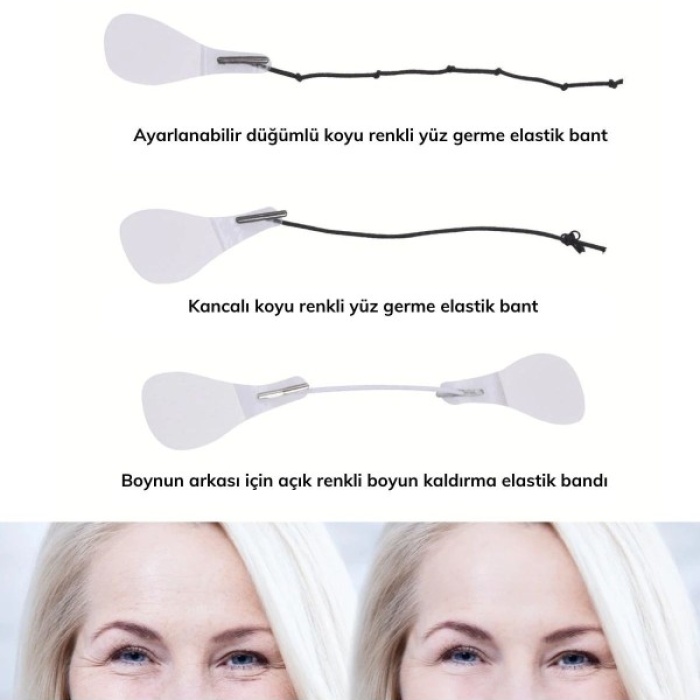 Biomak Yüz Gerdirme Göz Boyun Kaş Gerdirme Bant Seti