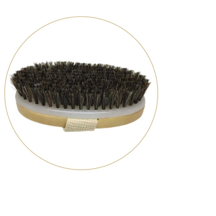 Biomak® Doğal At Kılı Fırça - Masaj Ve Selülit Fırçası