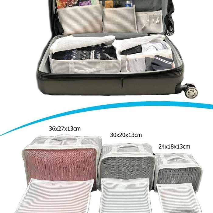 Biyomak® Anne Bebek Hastane Çantası Düzenleyici Organizer 6 Parça