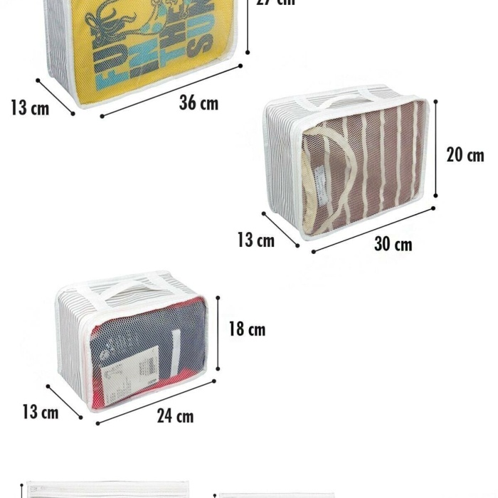 Biyomak® Anne Bebek Hastane Çantası Düzenleyici Organizer 6 Parça