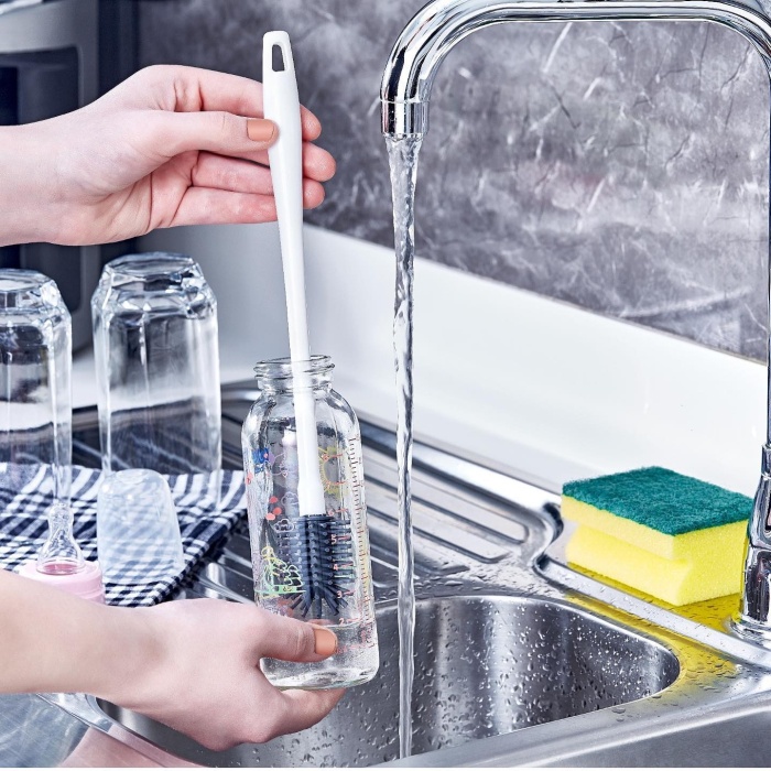 Biomak Silikon Biberon  Ve Şişe Temizleme Fırçası