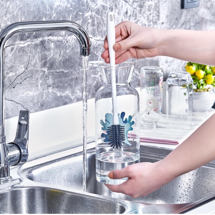 Biomak Silikon Biberon  Ve Şişe Temizleme Fırçası