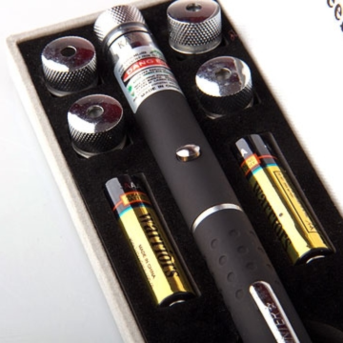 Biomak® Yeşil Lazer Pointer 8000 mW  5 Başlıklı